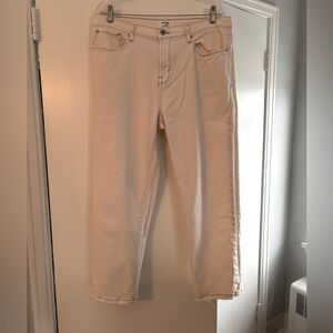 Kensie cream colored jeans. Size 12.